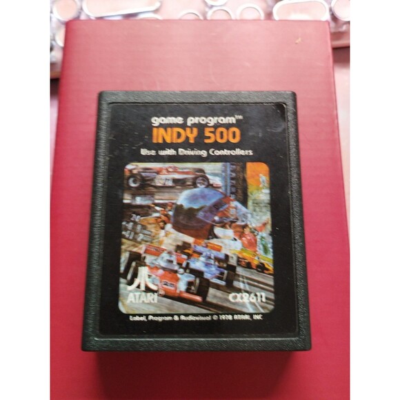Indy 500 for Atari 2600 - Tested & Works - Vintage 1978 - Picture 1 of 3